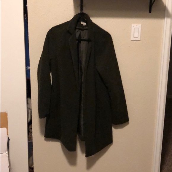 Olive Green Pea Coat - Picture 1 of 2